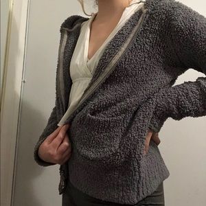 Plush bunny ear hoodie/sweater